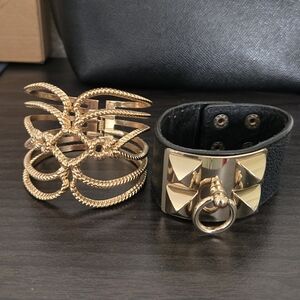 Two Cuff Bracelets